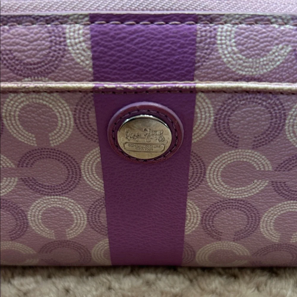 Coach Waverly Zip Around Wallet - Picture 6 of 8